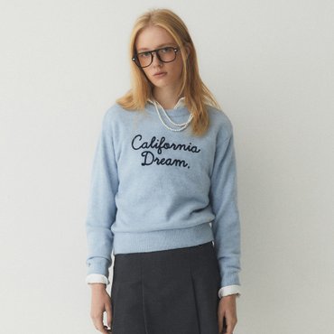후아유 Lettering Sweater  WHKAE4T83F