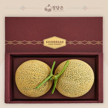 정담은 [9/22일 순차출고][산지직송] 정담3호 멜론2구 선물세트(메론2입)
