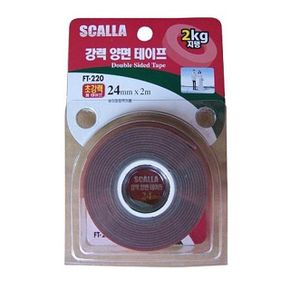 테이프 Scalla 초강력폼양면테이프 24mm 2M FT-220 X ( 2매입 )