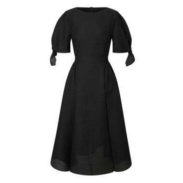 질스튜어트뉴욕 25SS 블랙 셔링장식 원피스 (JSDR5B520BK)