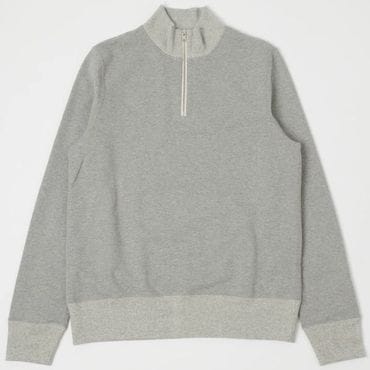 MERZ B SCHWANEN 메르츠비 슈바넨 343Z Men`s Loopwheeled Sweatshirt, 12oz, Relaxed Fit, Grey Melange 80 맨즈