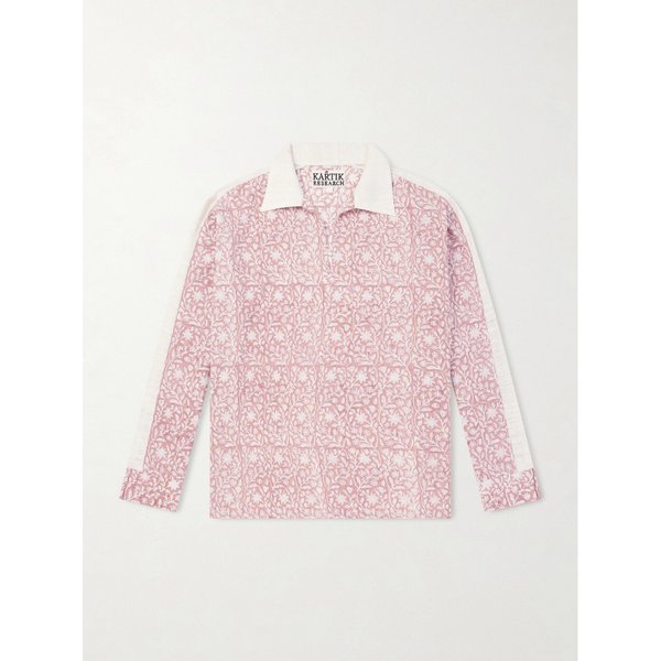 카틱 리서치 부티아 플로럴 코튼 실크 블렌드 셔츠 46376663162975407