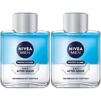  [해외직구] 독일직구 Nivea 니베아 프로텍트 앤 케어 2IN1 에프터 쉐이브 100ml 2팩