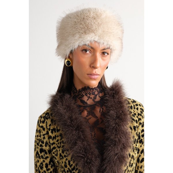 V로고 시그니처 플러시 헤어밴드 46376663162909900