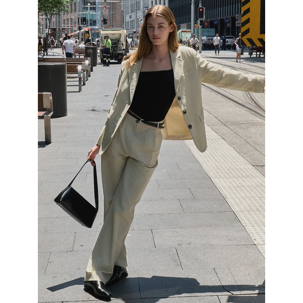 [세트] 클래식 코튼 자켓 + 클래식 코튼 팬츠 라이트베이지 amr2251