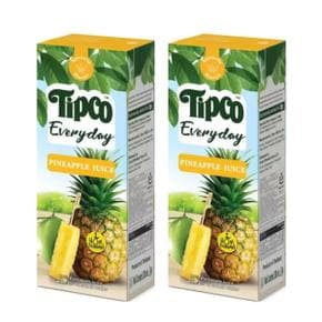 Tipco 팁코 파인애플 착즙 주스 200ml x 24팩