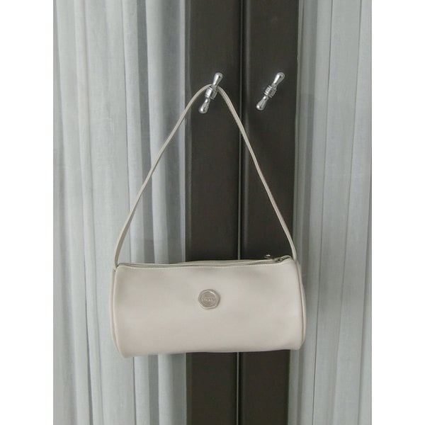 classic round mini bag_cream