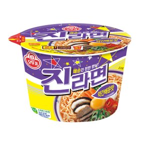 오뚜기 진라면 약간매운맛큰컵 110g