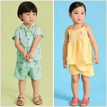 탑텐키즈 시원하고 멋찐 귀염둥이  유아 셋업 MKF2IP1302/F2IP2302