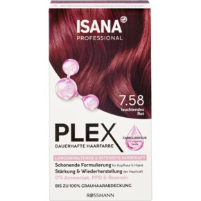 로스만 이사나 ISANA PLEX 헤어 컬러 브라이트 레드 7.58, 60ml