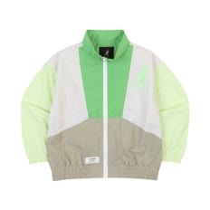 캉골키즈 패널드 윈드브레이커 PB 0006 그린민트