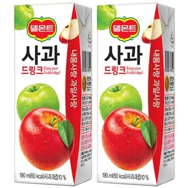  [델몬트]드링크팩 사과 190ml x 32팩