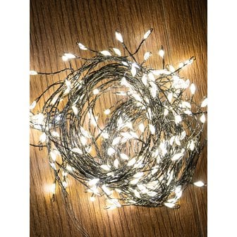 아티파티 은하수 반딧불 지네전구 200구 플러그형 크리스마스 트리 조명 연장가능 고급전구