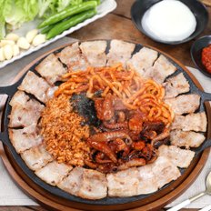 매콤 쭈꾸미볶음 500g+삼겹살 250g+우동사리