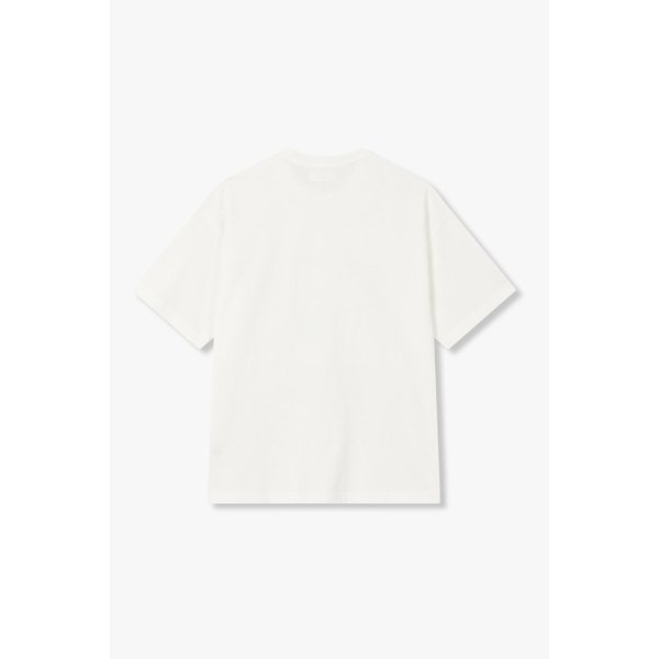 러닝 로고 오버핏 티셔츠 91U5222185002