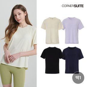 [코너스위트] 여성 컴포트 브라탑 티셔츠 1종 택일