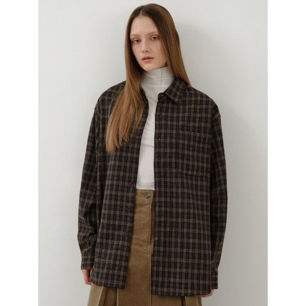 Doze Check Shirt_BROWN (W25-SH05)
