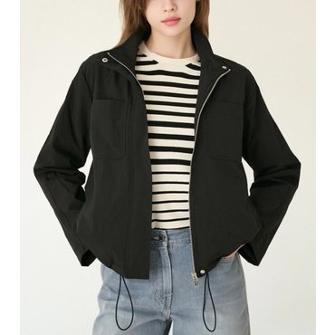 DKNY 나일론 패치 포켓 점퍼 (DW2F1WJM031C)