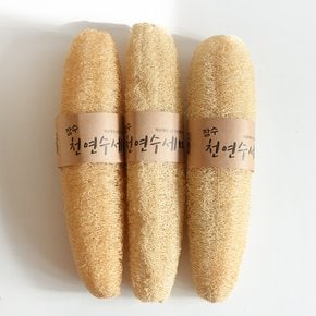 장수 통통한 천연수세미 30~35cm 4개 주방 설거지