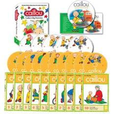 엠앤브이 [DVD] 까이유 캡틴 18종세트  (DVD10종+오디오CD5종+까이유동요CD+대본2권)