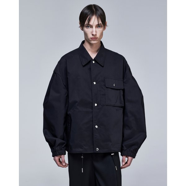 [파주점] 컬렉션 크롭 코치 점퍼 SH2JP706BK