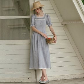 SR_Literary lace square neck linen dress