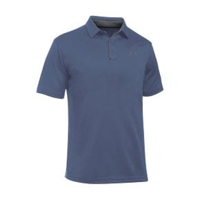 UA 테크 골프 반팔 폴로티 아줄 남성 남자 기능성 골프웨어 티셔츠 1290140-480