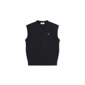 왁[WAAC]골프 (WWWAA24602BKX)Women Crewneck Knit Vest