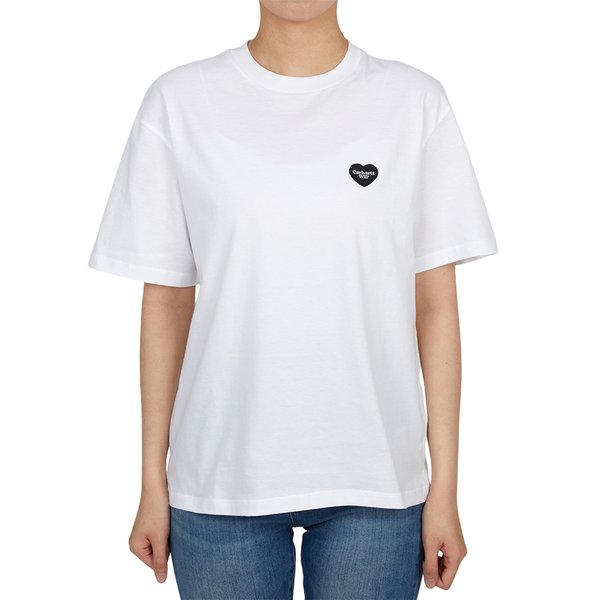 [부산점] 윕 하트 패치 여성 반팔티셔츠 I032318 00AXX