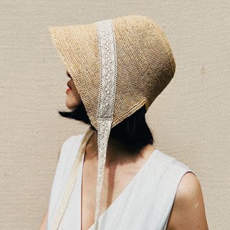 고운모자 VINTAGE RAFFIA BONNET 빈티지 라피아 보닛