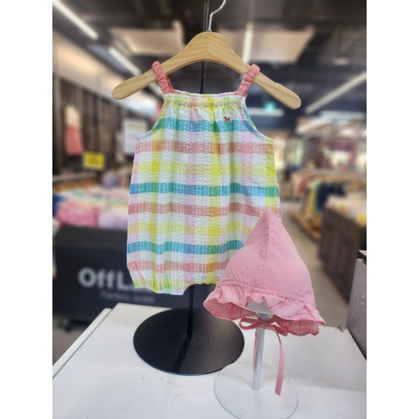 [파주점] (PK)솜사탕체크우주복(44313601090