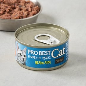 프로베스트캣푸드 참치와치어_80g