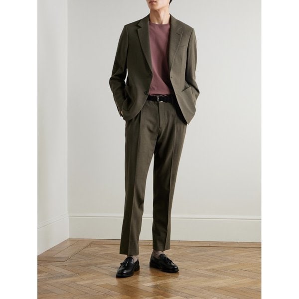 미스터 피 울 블렌드 시어서커 스트레이트 레그 팬츠 46376663163004680