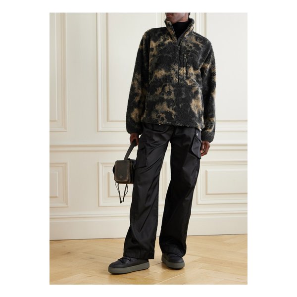 자수 플리스 하프집업 재킷 브라운 46376663162969324