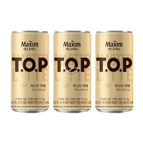 맥심TOP 마스터라떼 200ml/ 40캔