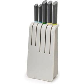 영국 조셉조셉 칼 Joseph 듀오 5piece Kitchen Knife Block Set includes Paring Chef and Santo