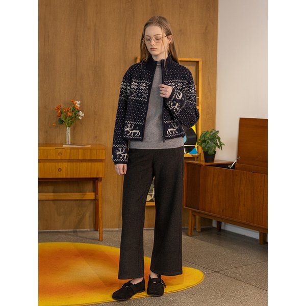 DD_Ice traces knit cardigan_NAVY