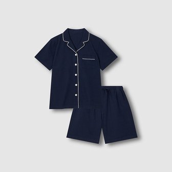 JAJU 여 시어서커 5부 파자마 세트 J216201075056