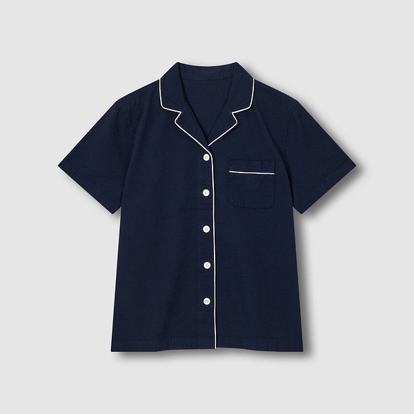 여 시어서커 5부 파자마 세트 J216201075056