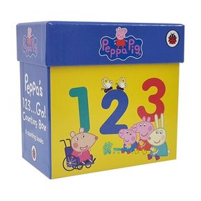 [영어원서] Peppa Pig 페파피그 1 2 3 Go 8 Book Hinged Box Set - Boardbook