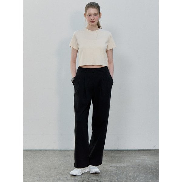 여성 스웻 와이드 트레이닝 팬츠 (2color) LAPT0203