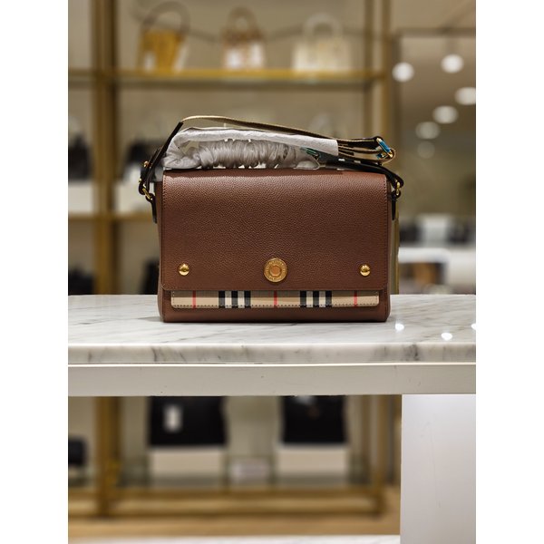 [시흥점] 여성 빈티지 체크 노트 크로스백  8021111