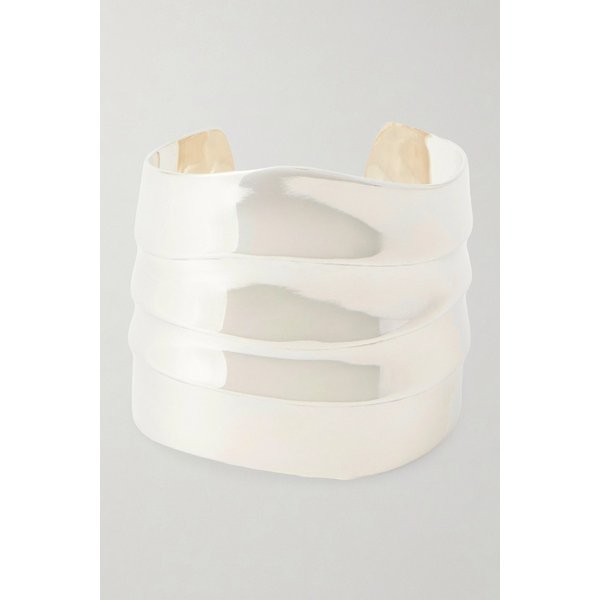 미디엄 웨이브 실버 커프스 46376663162958556