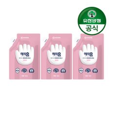 [유한양행] 해피홈 SAFE365 핸드워시 파우치형 리필 200mL 핑크포레향 3개