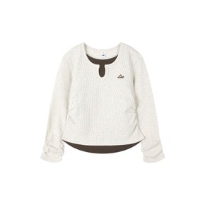 레이어드 셔링 티셔츠 오트밀 LK2603LT70OT 6770640