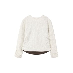 레이어드 셔링 티셔츠 오트밀 LK2603LT70OT 6770640