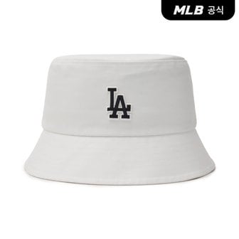 MLB [코리아공식]베이직 버킷햇 LA (White)