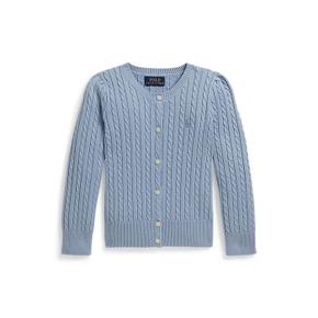 폴로 키즈 여아 2-6세 미니 케이블 코튼 카디건(CWPOSWER6820606400)