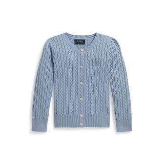 폴로 랄프 로렌 폴로 키즈 여아 2-6세 미니 케이블 코튼 카디건(CWPOSWER6820606400)