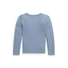 폴로 키즈 여아 2-6세 미니 케이블 코튼 카디건(CWPOSWER6820606400)